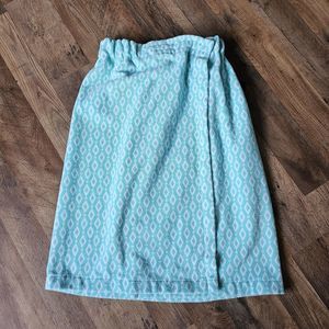Women’s The Big One Bath Wrap Aqua Diamond. One Size. EUC
